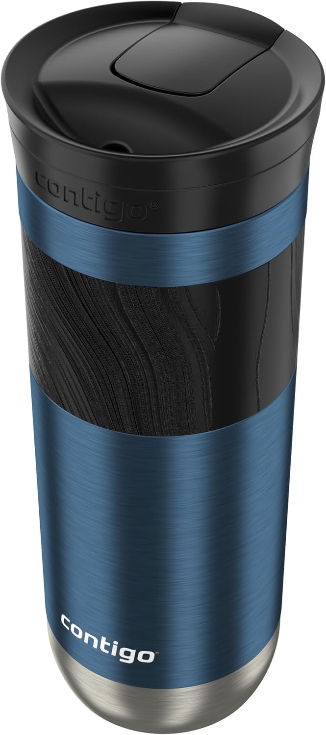 Blueberry 20oz Stainless Steel Travel Mug with Grip