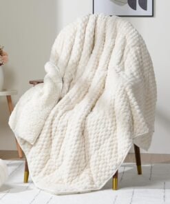 Fleece Weighted Blanket for Adults 60x80