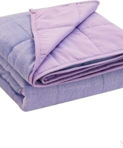 Cooling Weighted Blanket Queen Size 15 LBS Purple