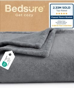 Soft Fleece Throw Blanket for Couch and Travel